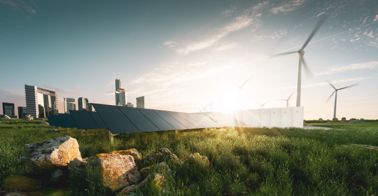 Titelbild zum Artikel "Solar- und Windstrom sind am günstigsten"